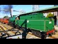 Australia: steam loco #3642 arrives at Sydney ...