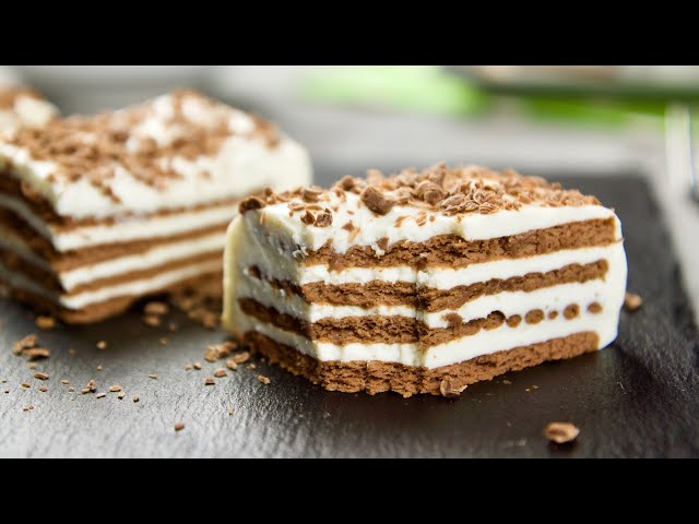 Нежнейший ТОРТ БЕЗ ВЫПЕЧКИ из печенья и творога. 15 минут и результат поразит всех!