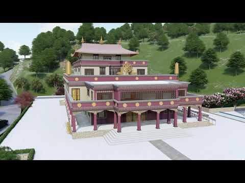 Monastero Buddhista video rendering