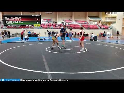 125 Lbs Quarterfinal - Adam Charobee, Tech Fall Wrestling Club Vs Houston Rudisill, ET Wrestling 6