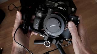 Weebill S with non compatible Samyang lens