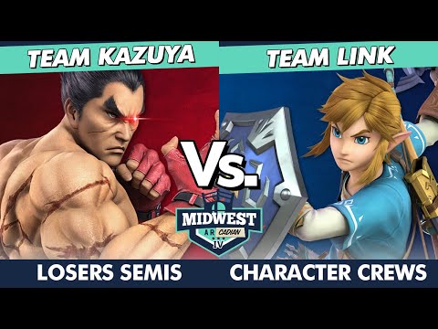 Midwest Arcadian IV Character Crews - Team Kazuya Vs. Team Link SSBU Ultimate Tournament