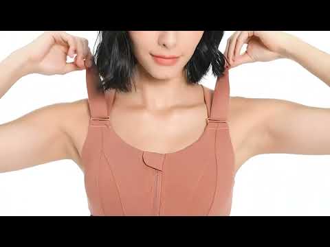 Sutiã Top de Alto Impacto #Esportivo com Ziper Ajustável