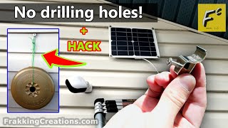 How to hang things on vinyl siding - Install security camera, solar panel, motion sensor & more!