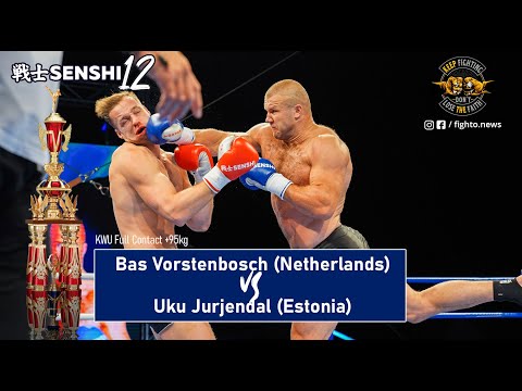 SENSHI 12: Bas Vorstenbosch (Netherlands) vs Uku Jurjendal (Estonia) | KWU Full Contact, +95 kg.