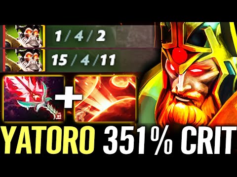🔥 YATORO Wraith King Bloodthorn + Swift Blink 351% Crit — 1/4/6 Comeback GODLIKE Carry Dota 2 Pro