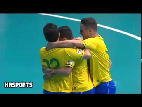 Gols - Brasil 7 x 2 Colômbia - FINAL Grand Prix de Futsal 2014 - 16/11/2014