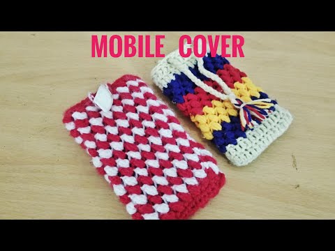 very easy and simple Crochet Mobile Cover #1- Step By Step Beginners Guide Video