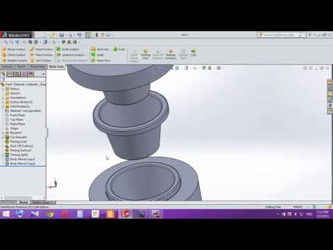 How to Use a Mold Tools in SolidWorks