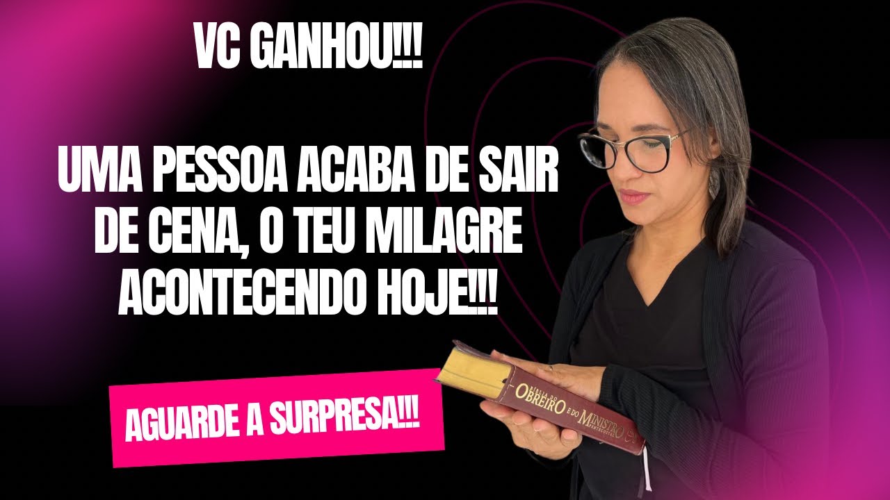 EI, RECEBE ESSE SINAL AGORA!!! AQUELA PESSOA ESTÁ LIVRE PRA VOLTAR PRA VC!!!