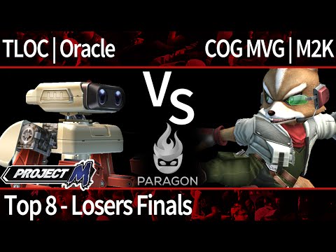 Paragon PM - TLOC | Oracle (ROB) vs COG MVG | M2K (C Falcon, Fox, Sheik) - Top 8 - Losers Finals