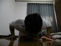 350 Push ups+30kg floor press 腕立て伏せ350回+30kgフロアプレス20回