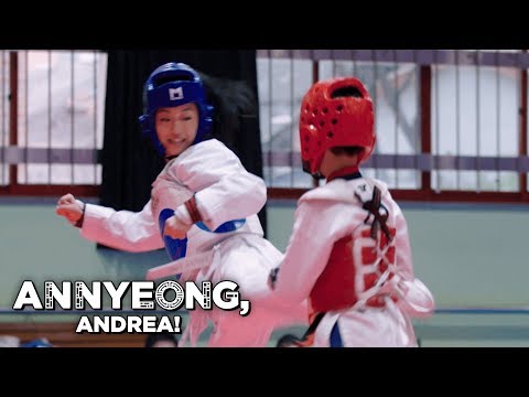 Taekwando, more than a sport - a cultural ritual of respect | Annyeong, Andrea!