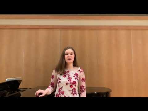 Ava Ott sings Nel Cor Piu Non Mi Sento.  Composer Giovanni Paisiello