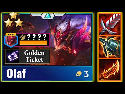 3⭐ OLAF WILL NEVER DIE — WATCH THE 6 Bruiser RAMPAGE | TFT Set 7.5 #teamfighttactics