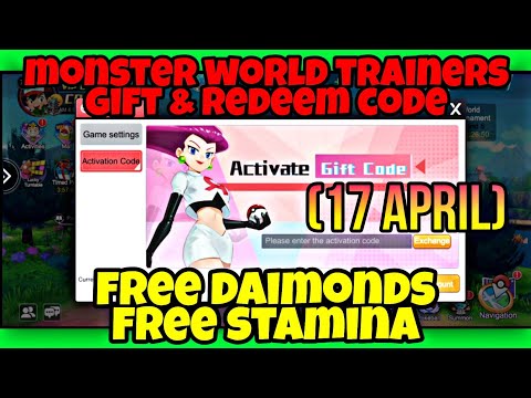 Monster World Trainers GIFT CODE (17 april) Pokeverse World redeem code #pokemon #shorts