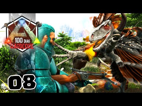BUSCANDO OVOS DE DEYNONICHUS-  ARK HARDCORE: ARK:SURVIVAL EVOLVED - #08