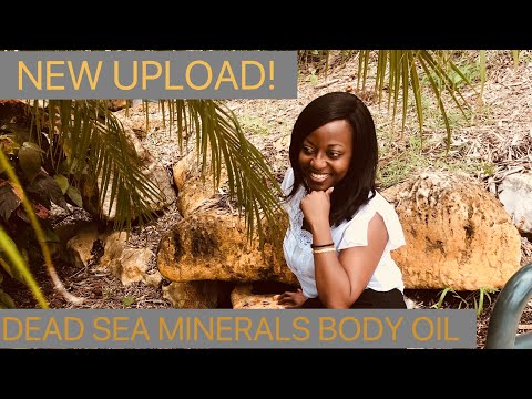 DEAD SEA MINERALS ALMOND VANILLA BODY OIL