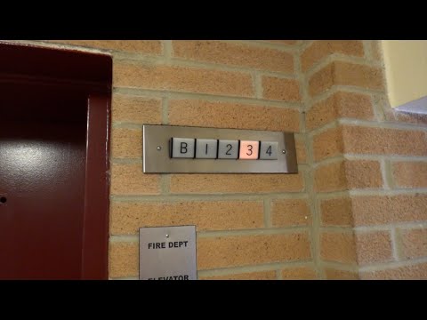 Vintage Dover Hydraulic Elevator at an Apartment Building