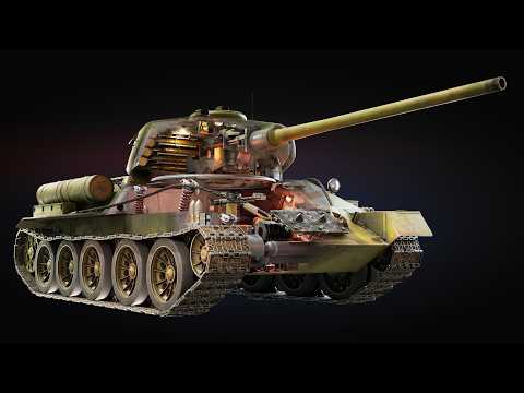 T-34-85の内部