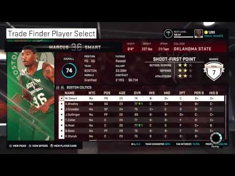NBA 2K15 Boston Celtics my GM Episode 1 Big Trades