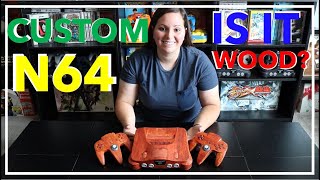 CRAZY CUSTOM NINTENDO 64 (N64 Console and Controllers) Woodie Customization!