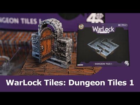 WarLock Tiles Dungeon Tiles 1 Set - What's In The Box (Unboxing)