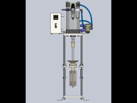 Мини термопласт вертикальная литьевая машина с пневмоприводом штока мод Т-8 литьё тестовых пластин