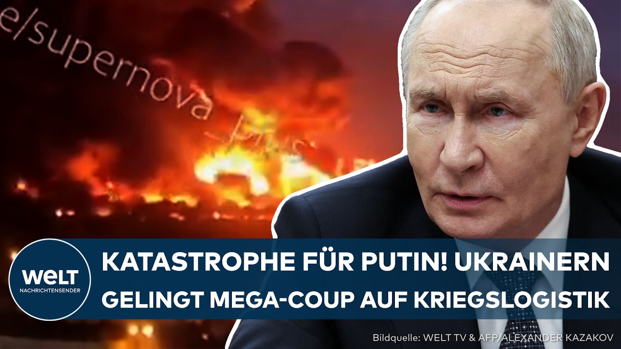 UKRAINE-KRIEG: Katastrophe für Putin! Angriff auf russisches "Amazon" trifft Kremls Kriegslogistik