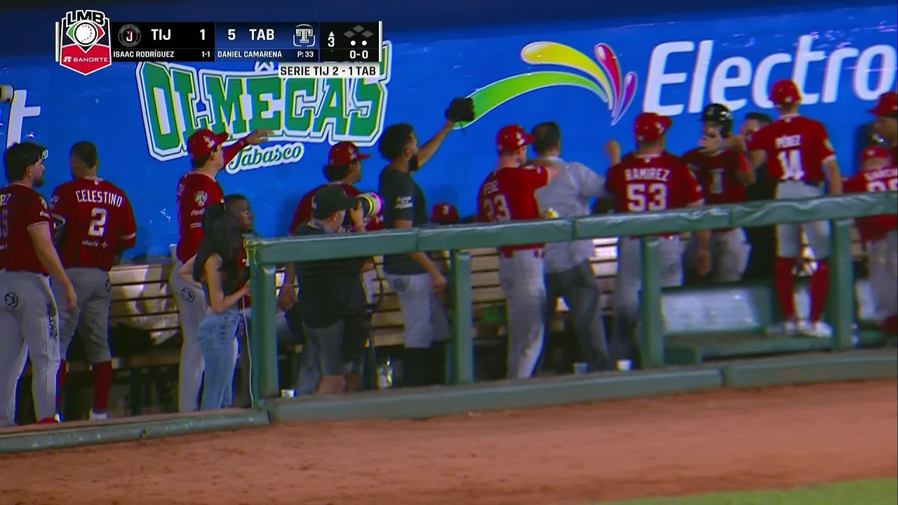 CARRERA DE Jonathan Guzmá | Toros de Tijuana 1–5 Olmecas de Tabasco | Liga Mexicana de Beisbol