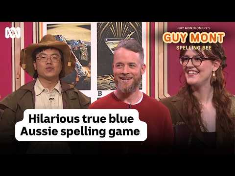 The ultimate Aussie cheer spelling game | Guy Montgomery's Guy Mont Spelling Bee | ABC iview