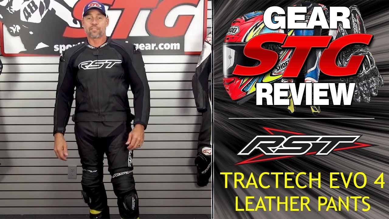 Watch video RST TracTech EVO 4 Leather Pants Review | Sportbike Track Gear Now RST TracTech EVO 4 Leather Pants Review | Sportbike Track Gear
