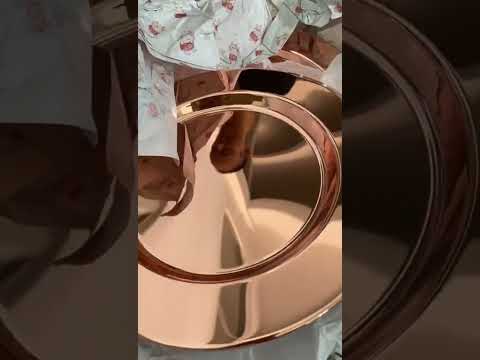 Dinner Plates Stainless Steel Plate Chargers Wedding Decorative Charger Plates