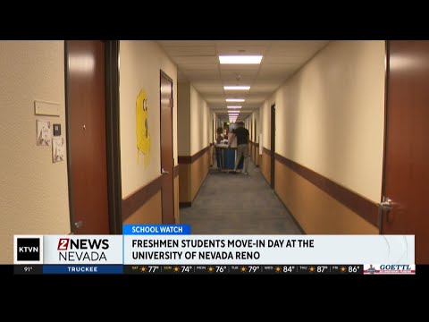 Student move-in day at UNR