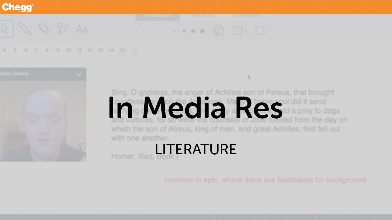 In Medias Res | Literature | Chegg Tutors
