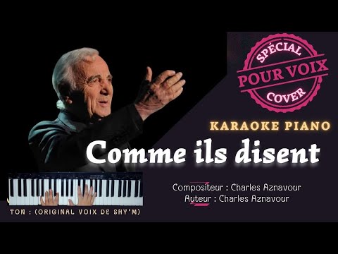 🎹 Comme ils disent (Version shy'm) tonalité : originale