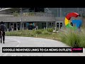 Google Removes Links to California News Outlets