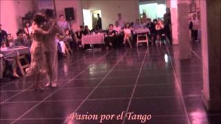 SILVANA ANFOSI y MATÍAS RODRIGUEZ bailando la  milonga EL TORITO en FLOREAL MILONGA