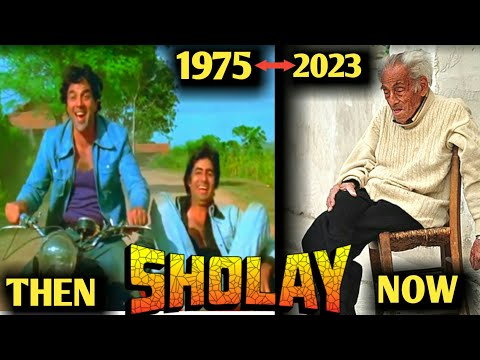 Sholay (1975 - 2022 ) Movie Cast | Then And Now | Sholay movies photo | Sholay movies Actor