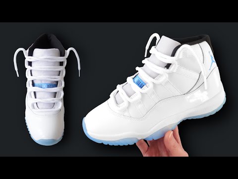 HOW TO LACE NIKE AIR JORDAN 11 LOOSELY (THE BEST WAY)