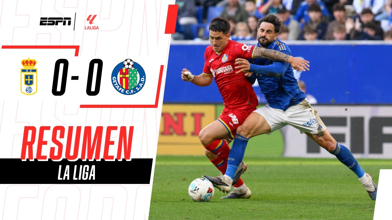 CON DOS JUGADORES MENOS, OVIEDO RESISTIÓ Y EMPATÓ CON GETAFE | Real Oviedo 0-0 Getafe | RESUMEN