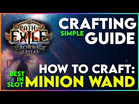 Crafting Guide: How to Craft a Minion Wand - BiS for any Minion Build- Detailed Crafting Process