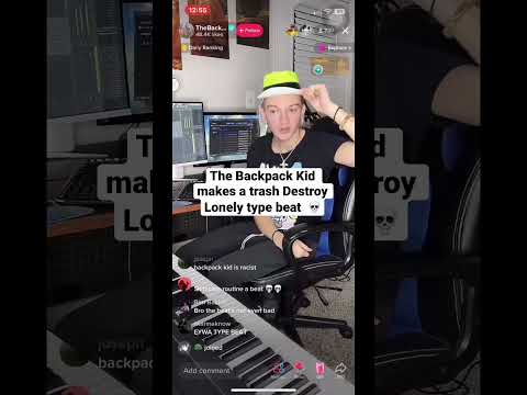 The Backpack Kid makes a Destroy Lonely type beat ???? #destroylonely #thebackpackkid #beats