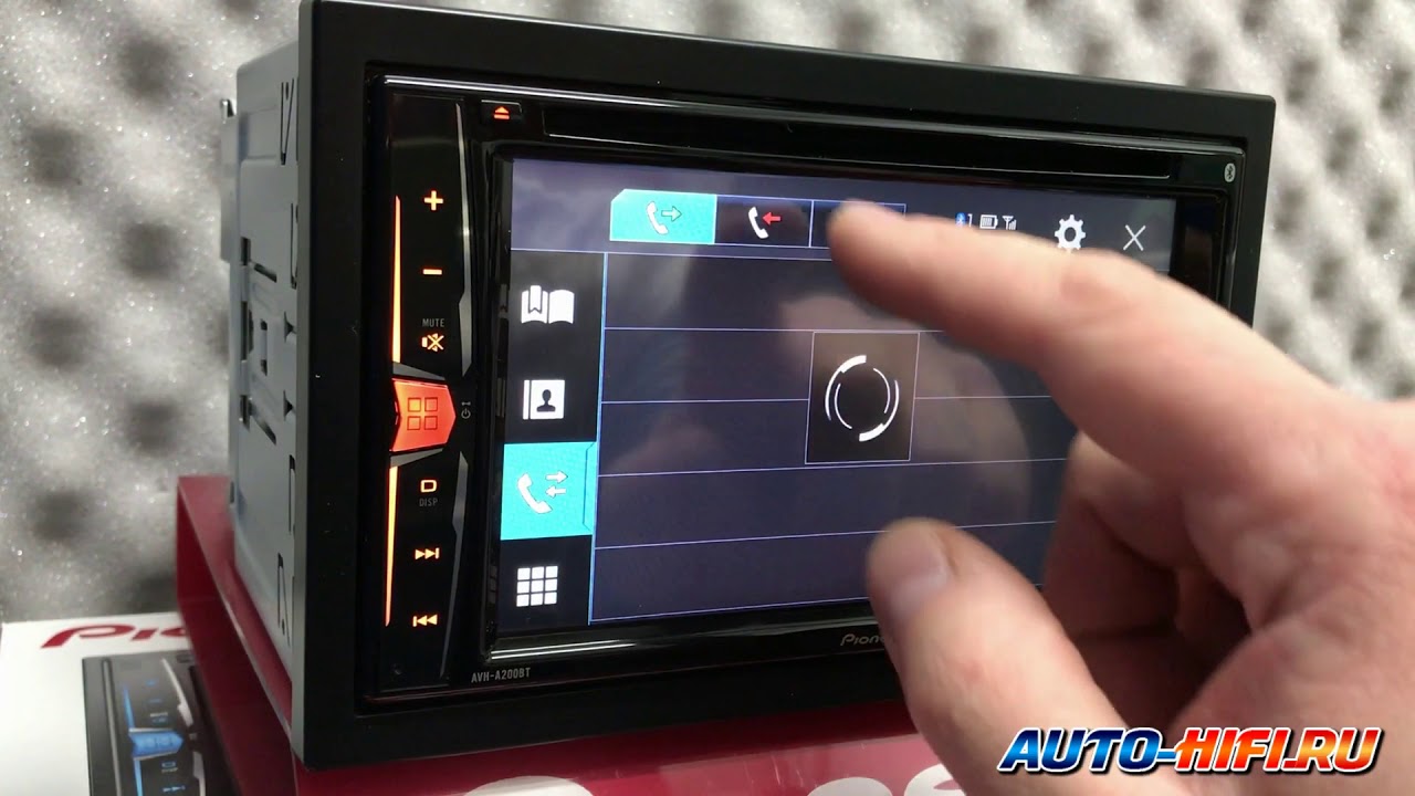 Автомагнитола PIONEER AVH-A200BT