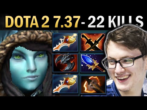 Phantom Assassin Gameplay Miracle with 22 Kills and SNY - Dota 7.37