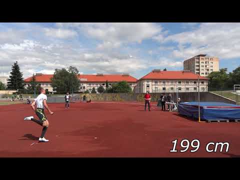 Filip Mrčić (CRO) 16 yo High Jump Boys 1. Place 193 cm 4 CITIES TOURNAMENT Bratislava 2015