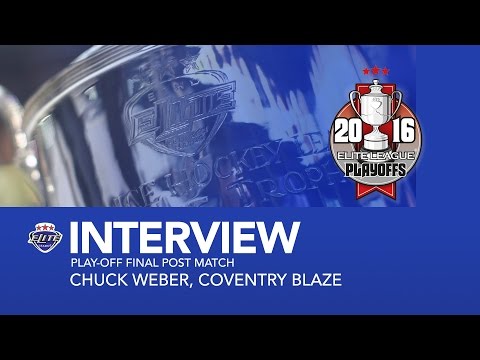 EIHL Play off Final 2016 -  Chuck Weber Post match