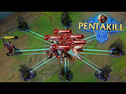 18 Minutes "IMPOSSIBLE PENTAKILL MOMENTS" in League of Legends