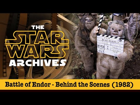 SHOOTING EWOKS - Rare Star Wars Footage (1982)