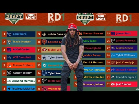 Top 10 2025 NFL Rookies That Will Make An Impact On Their Team